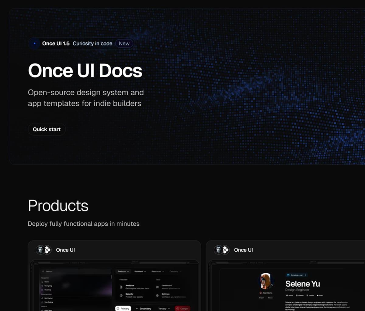 Documentation interface